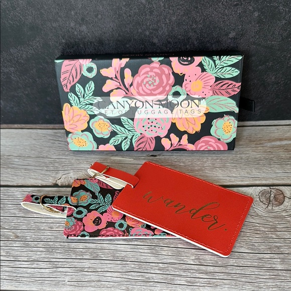 Red‎ Floral Travel Bag Set - Picture 1 of 4